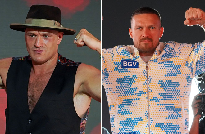 Fury and Usyk face-to-face ahead of Saturday