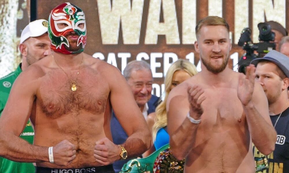 Tyson Fury vs. Otto Wallin FULL WEIGH IN & FINAL FACE OFF | Top Rank Boxing