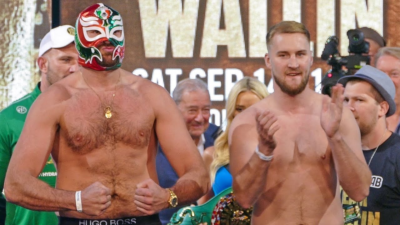 Tyson Fury vs. Otto Wallin FULL WEIGH IN & FINAL FACE OFF | Top Rank Boxing