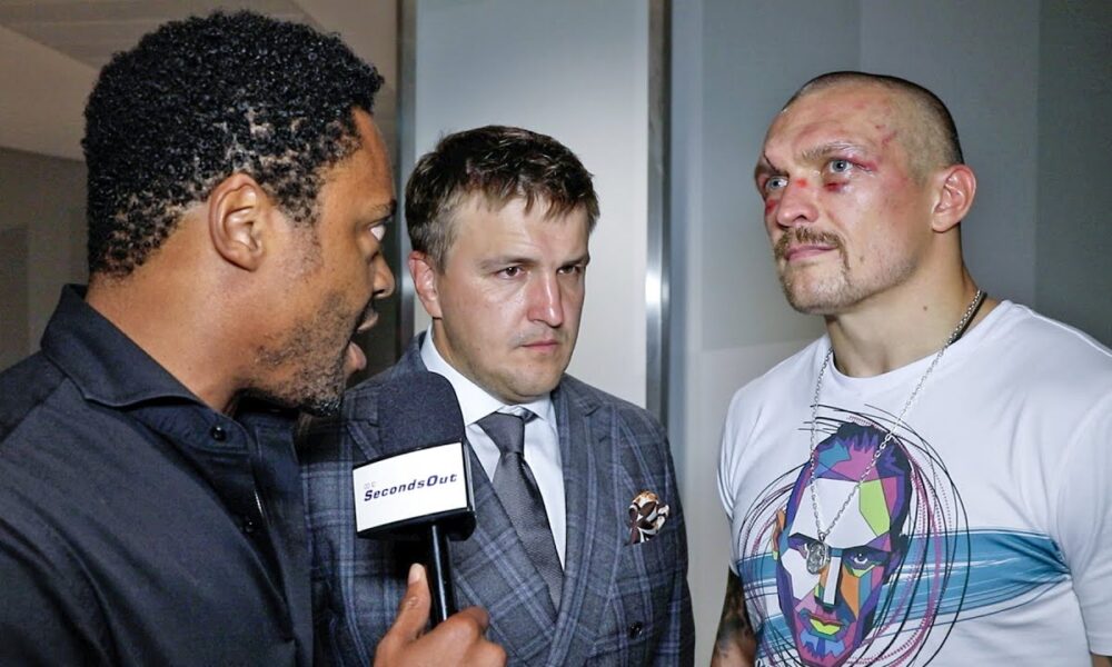 Usyk: BEATING Joshua Was Difficult & Exhausting! (Immediately After Win)