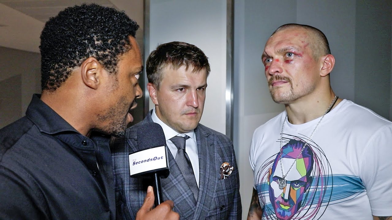 Usyk: BEATING Joshua Was Difficult & Exhausting! (Immediately After Win)