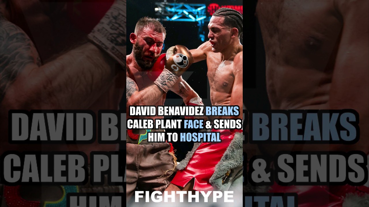 WATCH DAVID BENAVIDEZ BREAK CALEB PLANT'S FACE; MOST BRUTAL MOMENT THAT SENT HIM TO HOSPITAL