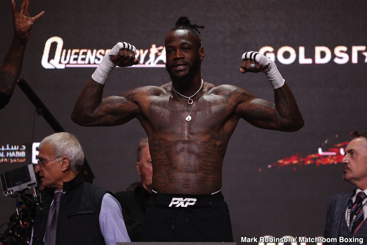 Image: Wilder Excited About Hearn's Enthusiasm, Predicts a Knockout Sweep