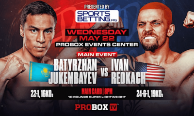 Image: Jukembayev vs. Redkach LIVE on ProBoxTV tonight