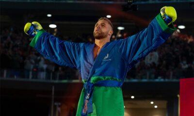 Saunders suffered a first professional defeat to Canelo in Texas in May Photo Credit: Ed Mulholland/Matchroom