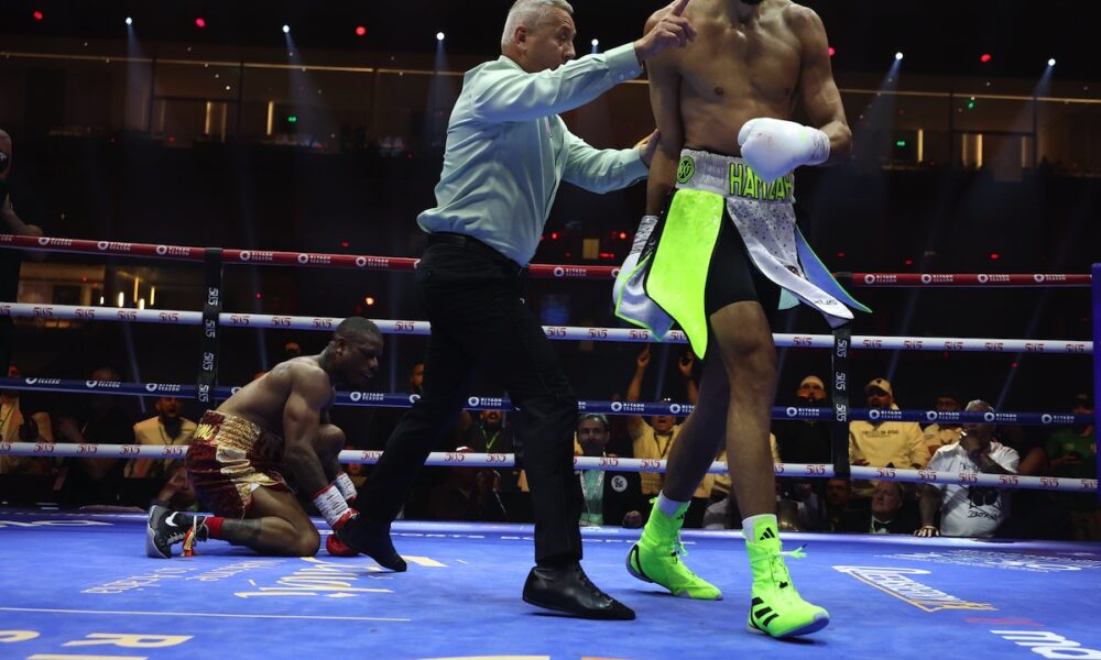 Image: Boxing Results: Hamzah Sheeraz Demolishes Ammo Williams in WBC Middleweight Eliminator