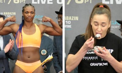 CLARESSA SHIELDS VS IVANA HABAZIN - FULL WEIGH IN AND FACE OFF VIDEO I SHOWTIME BOXING