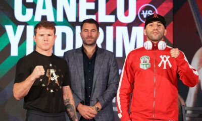 Canelo stopped Avni Yildirim in three rounds in February Photo Credit: Ed Mulholland/Matchroom Boxing