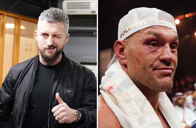 Fury and Usyk are due to fight again on December 21st (Photo Credit: Mikey Williams, Top Rank)