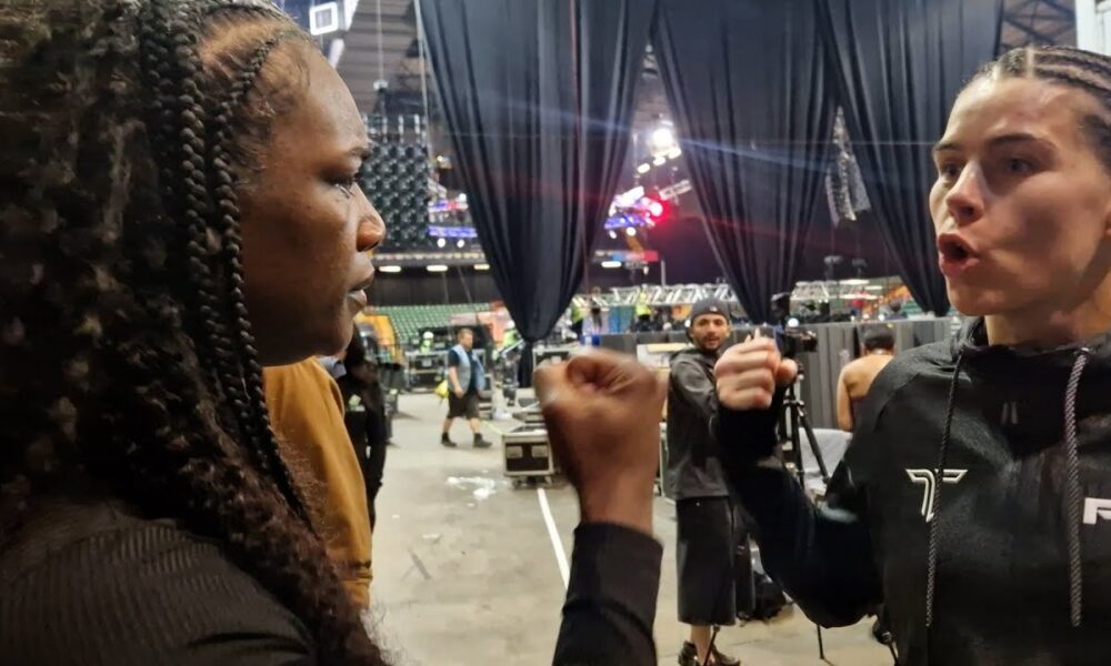 Claressa Shields & Savannah Marshall POST-FIGHT: 'THIS B***H BETTER NOT F*****G LOSE!!