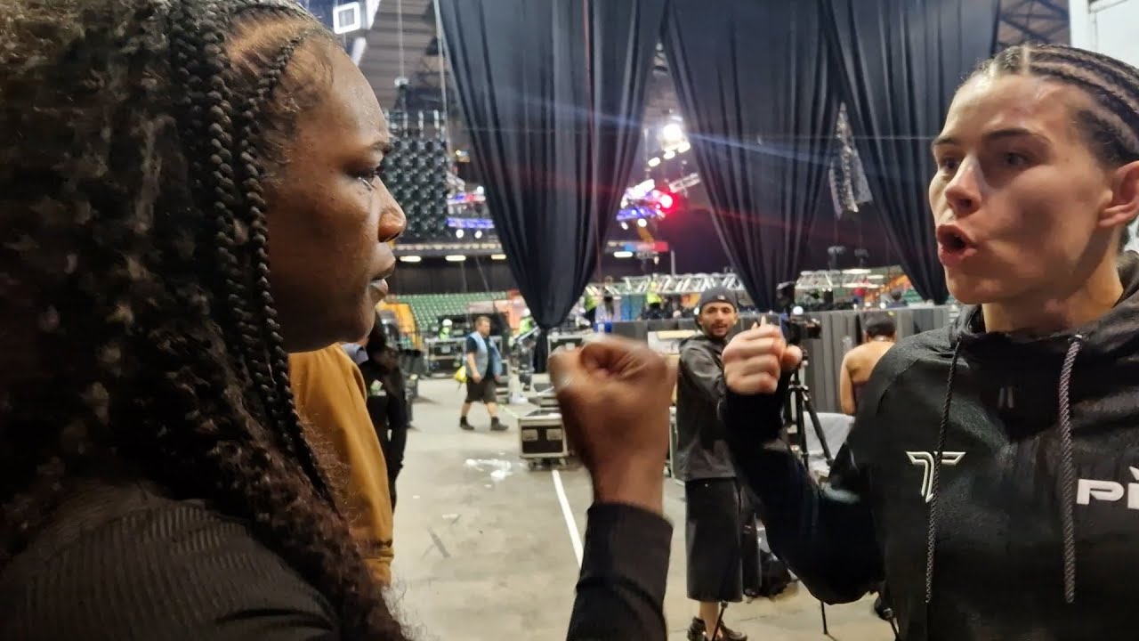 Claressa Shields & Savannah Marshall POST-FIGHT: 'THIS B***H BETTER NOT F*****G LOSE!!