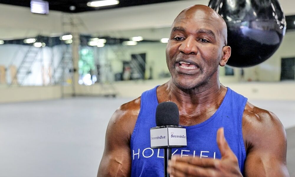 EVANDER HOLYFIELD COMEBACK EXCLUSIVE! 'My kids say, 'DAD, YOU TOO OLD!'