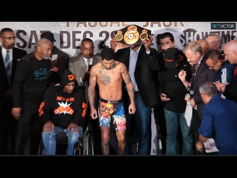 Gervonta Davis MISSES WEIGHT! vs Yuriorkis Gamboa at WEIGH IN