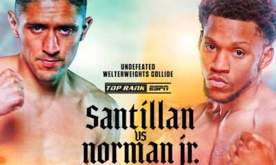 Giovani Santillan vs. Brian Norman Jr joins Navarrete vs. Berinchyk