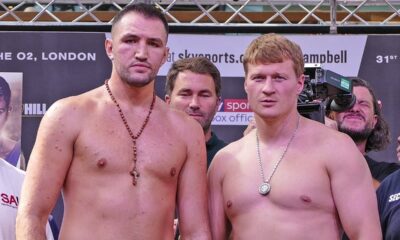 Hughie Fury vs. Alexander Povetkin FULL WEIGH IN & FINAL FACE OFF | Matchroom Boxing