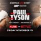 Jake Paul vs Mike Tyson Nov 15