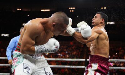 KNOCKOUT!  Isaac "Pitbull" Cruz destroys Rolly Romero and wins the WBA title