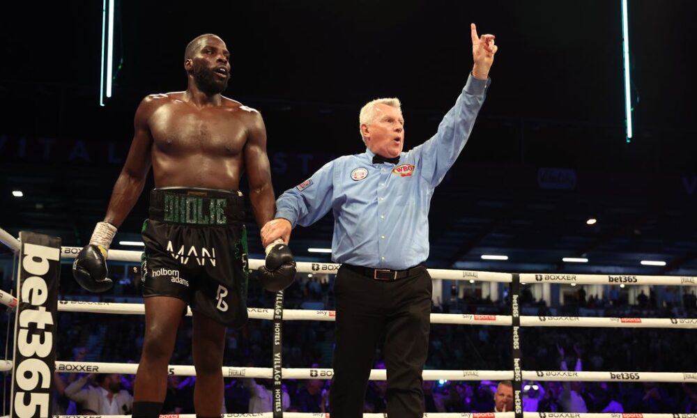 Lawrence Okolie continues to target Dillian Whyte