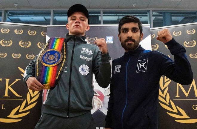 Kash Farooq impressed on his Matchroom debut against Angel Aviles to secure the WBA Continental belt Photo Credit: Mark Robinson/Matchroom Boxing