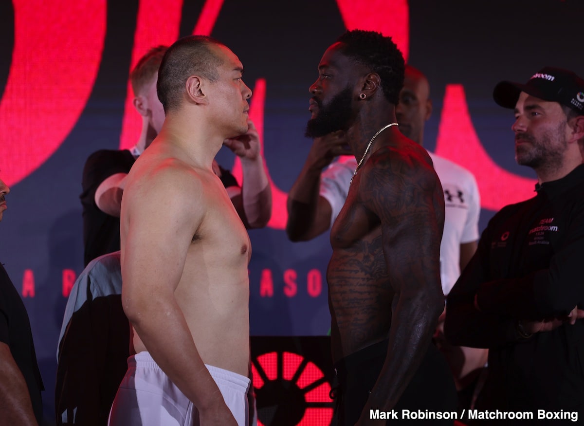 Image: Live Results of Wilder vs. Zhang Today on DAZN PPV