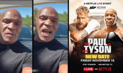 Mike Tyson angry Jake Paul poster