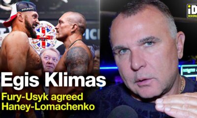 Oleksandr Usyk Manager Egis Klimas Confirms Tyson Fury Fight Agreed