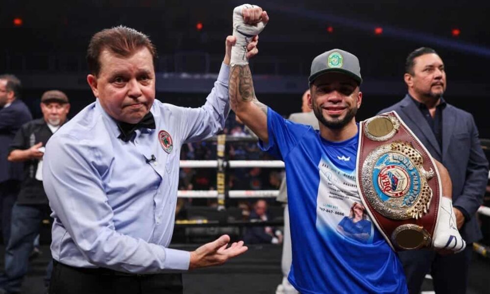 Oscar Collazo WBO win