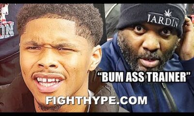 SHAKUR STEVENSON TRASHES GERVONTA DAVIS "BUM ASS TRAINER"; RESPONDS TO COACH ELLIS DISS