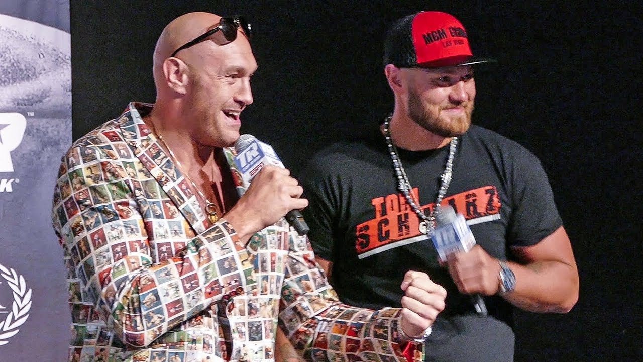 'THE GYPSY KING' Starts Press Conference WITH A BANG! - Tyson Fury vs. Tom Schwarz