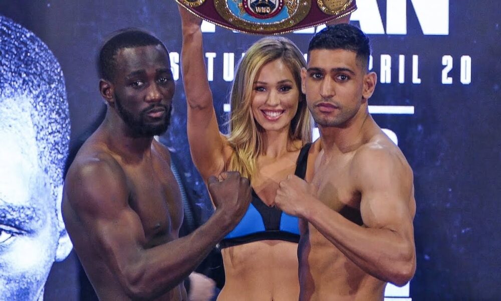 Terence Crawford vs. Amir Khan FULL WEIGH IN & FINAL FACE OFF | Top Rank Boxing