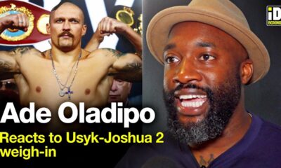"Usyk Looks Fantastic!" Ade Oladipo Reacts To Usyk-Joshua 2 Weigh-In