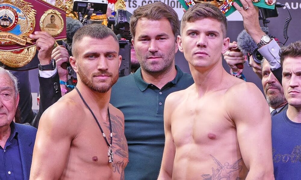 Vasyl Lomachenko vs. Luke Campbell FULL WEIGH IN & FINAL FACE OFF | Matchroom Boxing