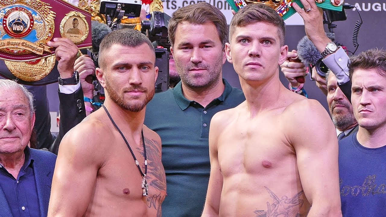 Vasyl Lomachenko vs. Luke Campbell FULL WEIGH IN & FINAL FACE OFF | Matchroom Boxing