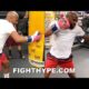 (WOW!) FLOYD MAYWEATHER LANDING FRIGHTENING CRISP PUNCHES; LIGHTS UP HEAVY BAG SHARP AF IN TRAINING