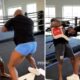 Mike Tyson training at 57