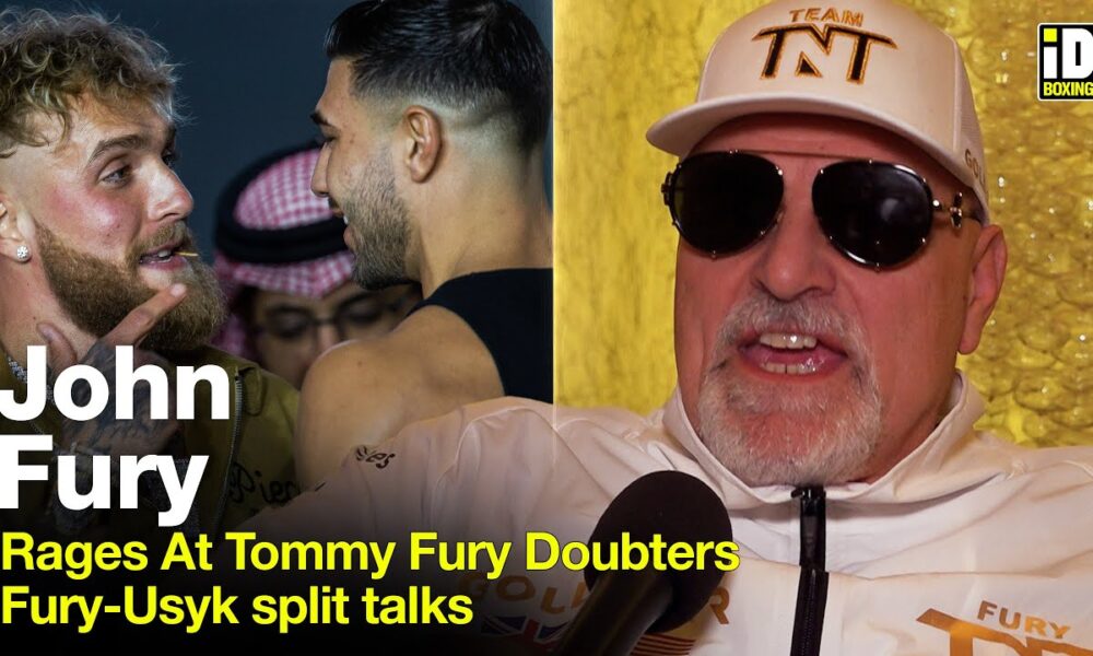 "You're All Bums!" John Fury Rages Over Tommy Fury Doubters, Fury-Usyk