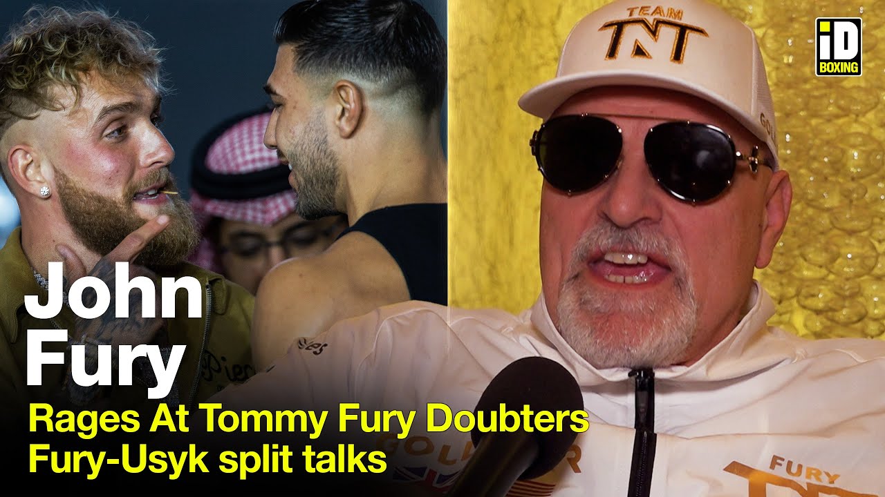 "You're All Bums!" John Fury Rages Over Tommy Fury Doubters, Fury-Usyk