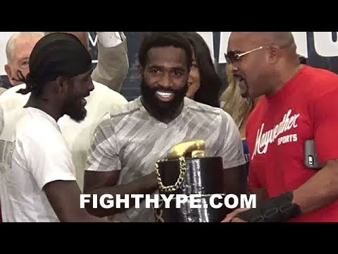 ADRIEN BRONER GIVES TWIN BROTHER HIS BIRTHDAY CAKE; PROMISES GIFT OF "F*CKING UP" MIKEY GARCIA