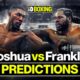 Anthony Joshua vs. Jermaine Franklin Predictions