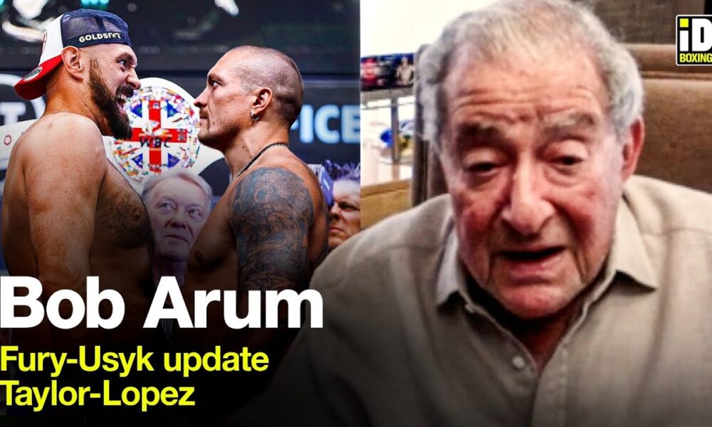 Bob Arum Exclusive: Fury-Usyk Update & Taylor-Lopez