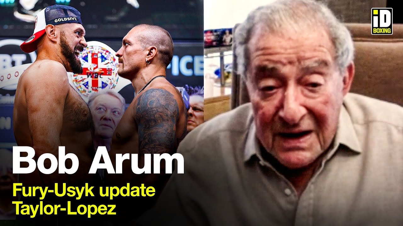 Bob Arum Exclusive: Fury-Usyk Update & Taylor-Lopez