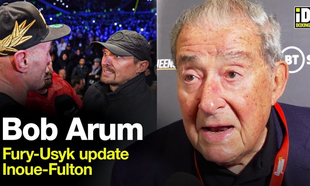 Bob Arum Updates On Fury-Usyk, Inoue-Fulton & Haney-Lomachenko