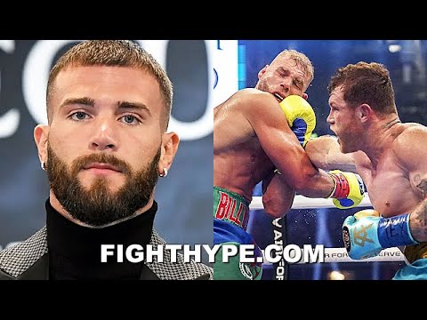 CALEB PLANT REACTS TO CANELO STOPPING SAUNDERS & BREAKING FACE: "CAN'T BREAK A POOR BOY'S CHIN"