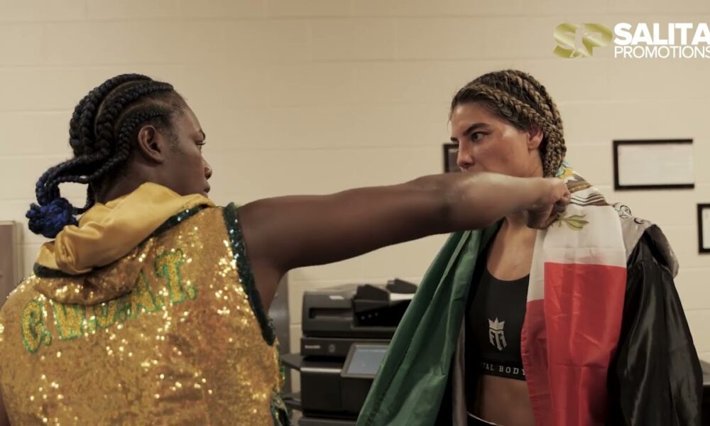 Claressa Shields SCHOOLS Maricela Cornejo After their fight