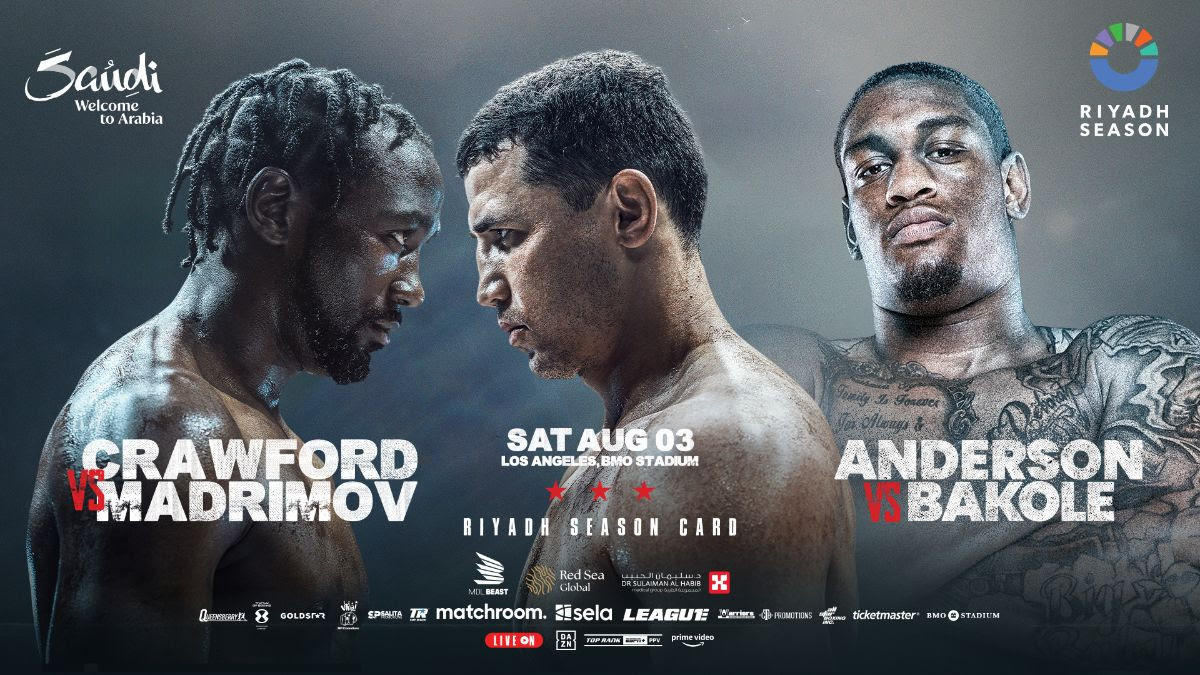 Image: Crawford vs. Madrimov on ESPN+ PPV on August 3rd