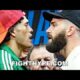 DAVID BENAVIDEZ HEATED FACE OFF VS CALEB PLANT; SEPARATED AFTER ANGRY CONFRONTATION & STAREDOWN