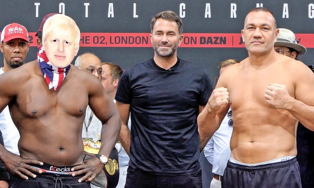 Dereck Chisora vs. Kubrat Pulev 2 • FULL WEIGH IN & FINAL FACE OFF • Matchroom Boxing