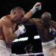 Chisora celebrates after beating Pulev Photo Credit: Mark Robinson/Matchroom Boxing