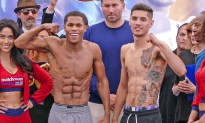 Devin Haney vs. Antonio Moran FULL WEIGH IN & FINAL FACE OFF | Matchroom Boxing USA