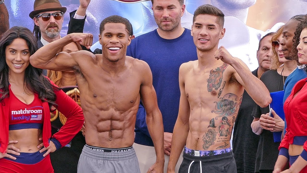 Devin Haney vs. Antonio Moran FULL WEIGH IN & FINAL FACE OFF | Matchroom Boxing USA